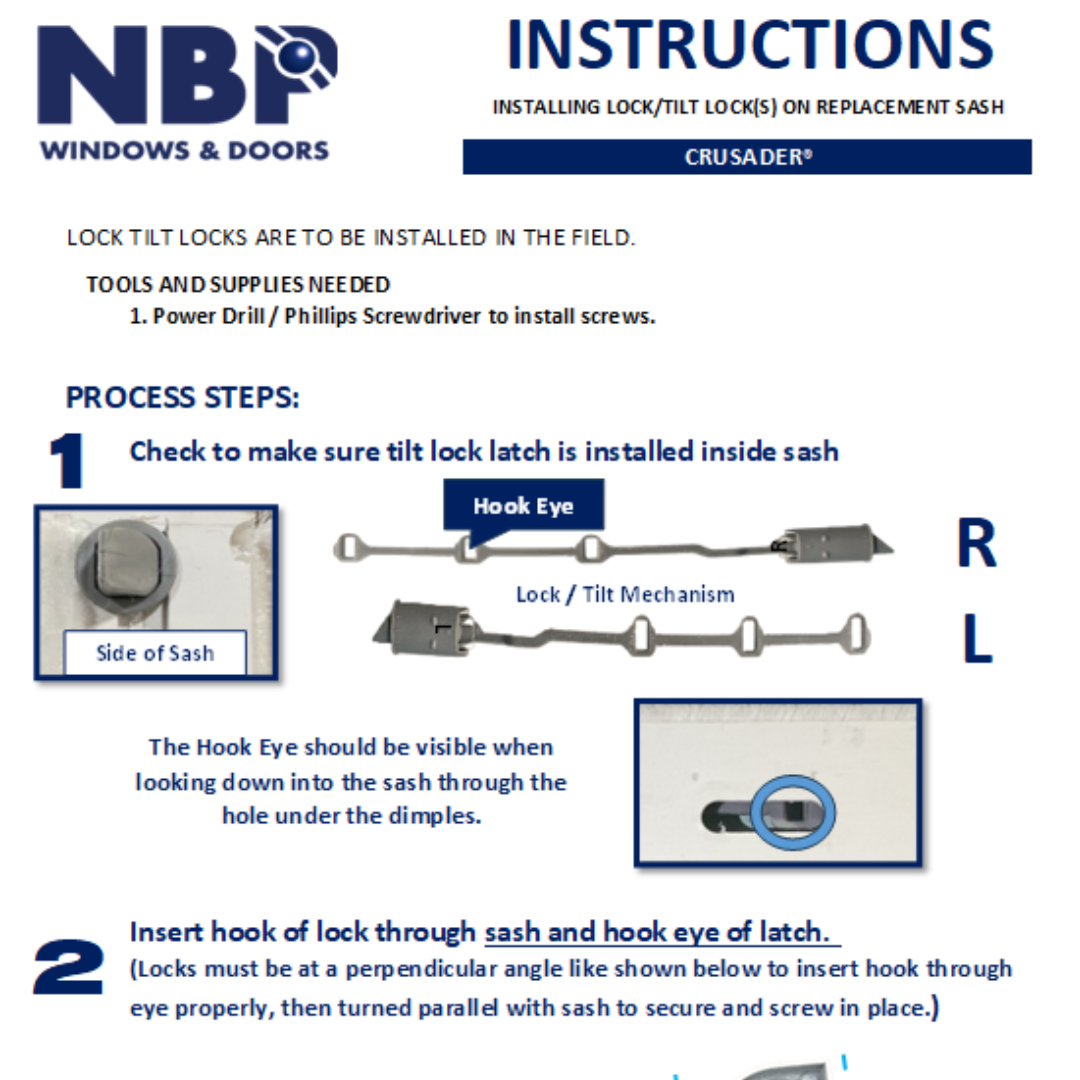 Lock TIlt Instructions picture